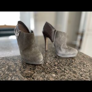 Michael Kors Grey Suede Booties